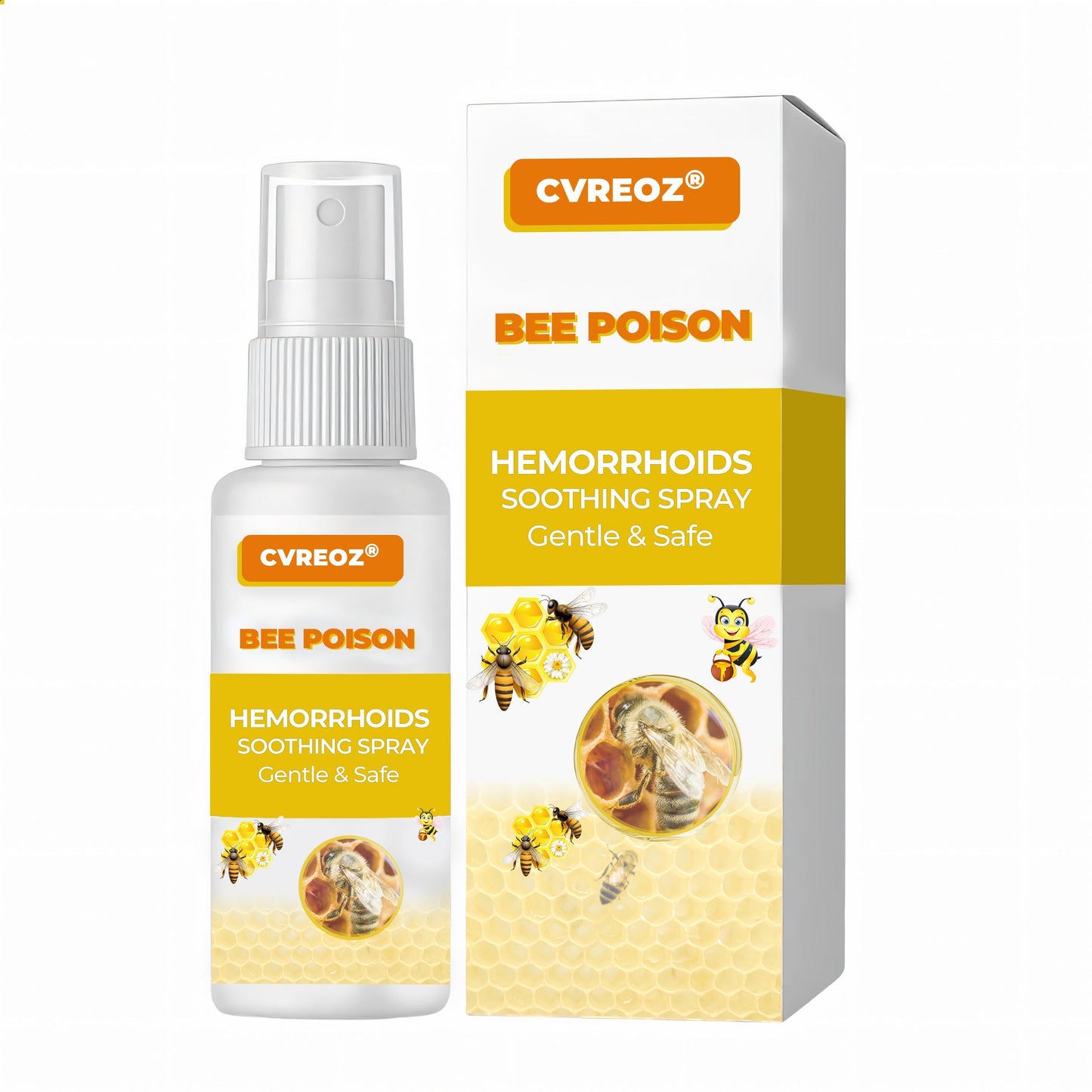 🩵 CVREOZ® Hemorrhoids Bee Poison Soothing Spray 🐝NEW PACKAGING UP TO 60% OFF 🔥