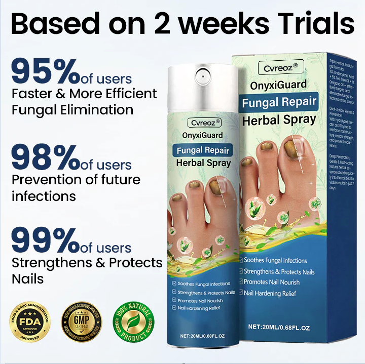 LIMITED TIME SALE OFF 60%đ„ CvreozÂźOnyxiGuard Fungal Repair Herbal Spray