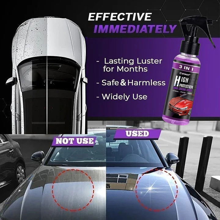 ⏰Last Day Promotion: 60% OFF🔥 3-in-1 Super Gloss & Protection Car Coating Spray