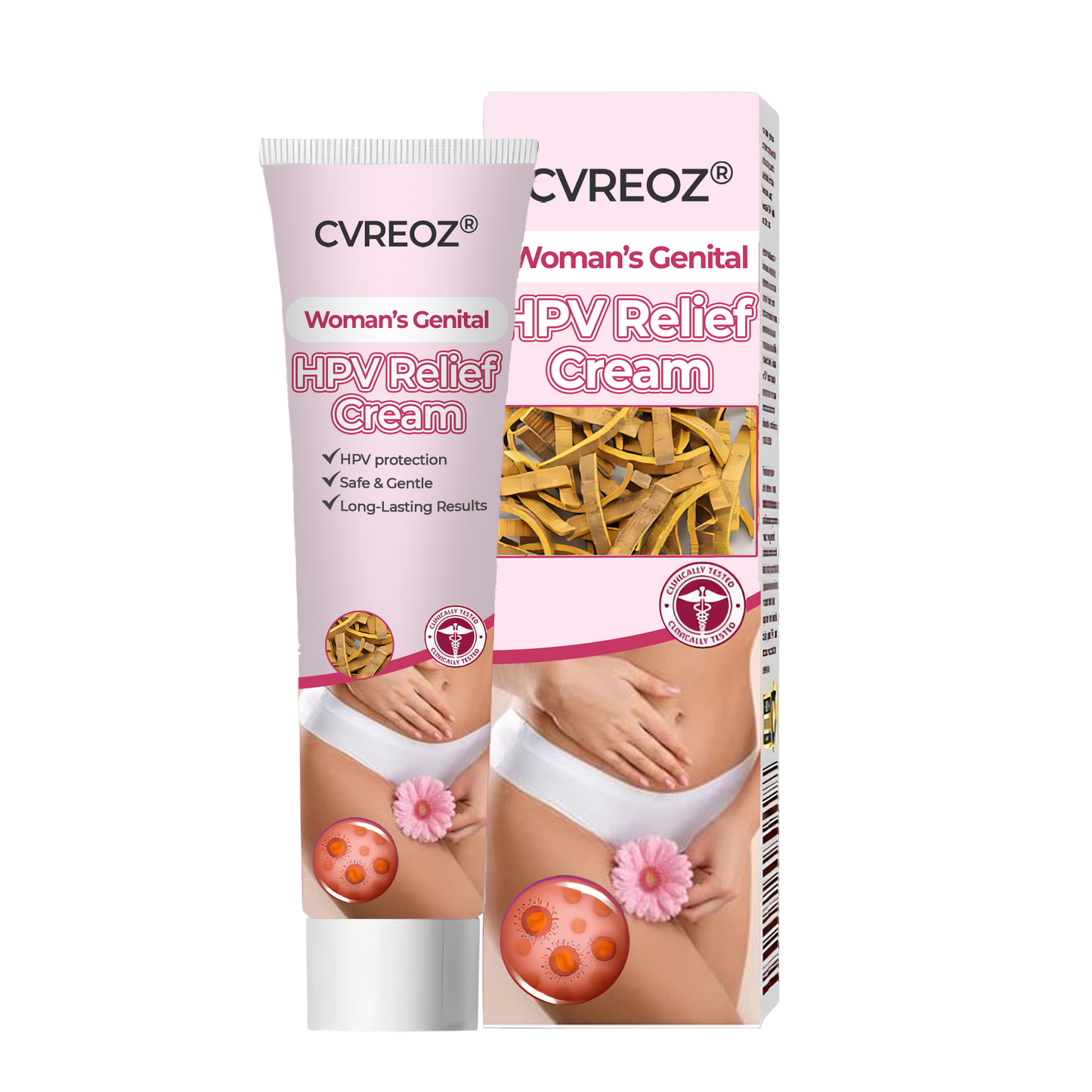 ♀️ CVREOZ® Woman's Genital HPV Relief Cream 🔥HOT SALE UP TO 60% OFF