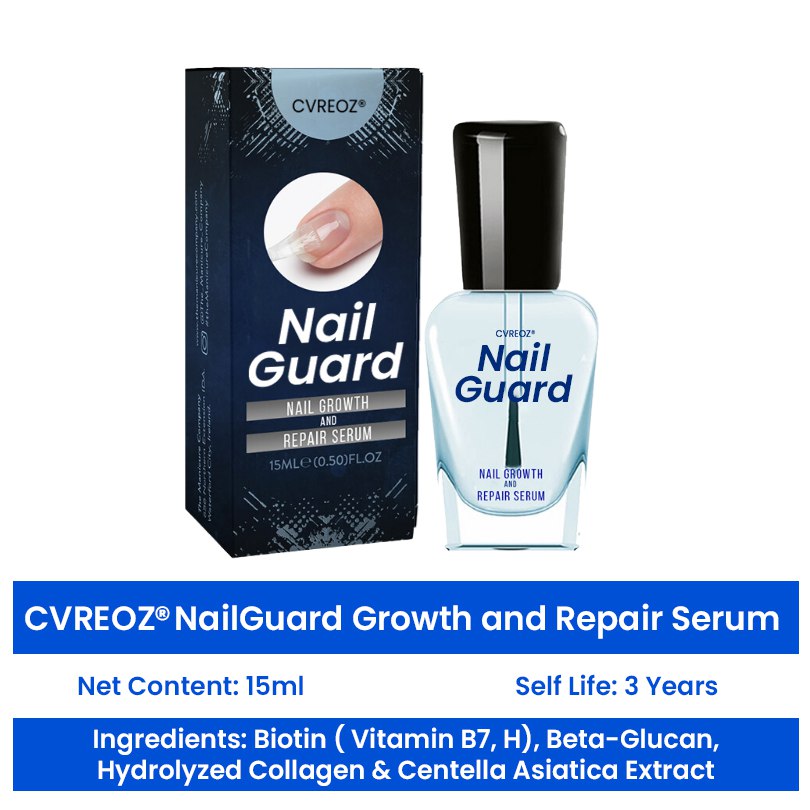 ⚡LIMITED OFFER 💅 CVREOZ® NailGuard Nail Growth and Repair Serum 🩵