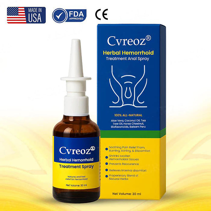 🔥LIMITED DEAL: 60% OFF🔥Cvreoz® Herbal Hemorrhoid Treatment Anal Spray