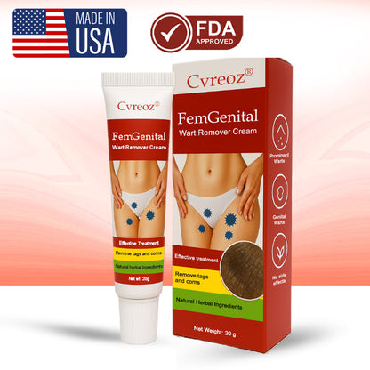 💥 2025 Limited OFFER 60% OFF ️⏳ Cvreoz® FemGenital Wart Remover Cream