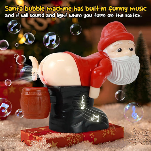 🎄Celebrate Christmas: 60% OFF! 🎅TLOPA® Bubble Blowing Santa With Music & Flashing Lights🫧