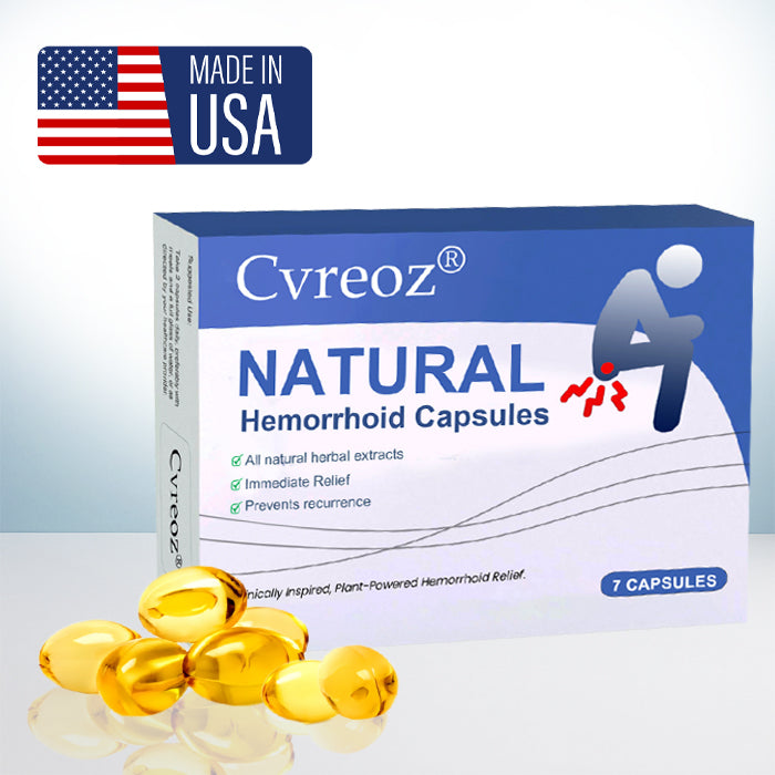 🔥LIMITED DEAL: 60% OFF🔥Cvreoz® Natural Hemorrhoid Capsules