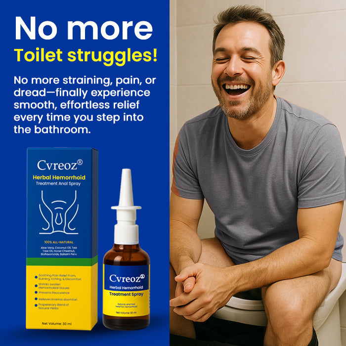 🔥LIMITED DEAL: 60% OFF🔥Cvreoz® Herbal Hemorrhoid Treatment Anal Spray