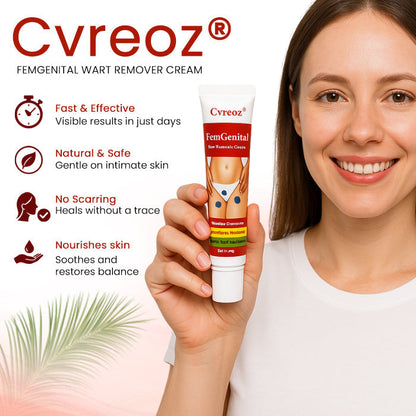 💥 2025 Limited OFFER 60% OFF ️⏳ Cvreoz® FemGenital Wart Remover Cream