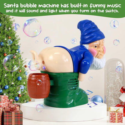 🎄Celebrate Christmas: 60% OFF! 🎅TLOPA® Bubble Blowing Santa With Music & Flashing Lights🫧