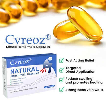 🔥LIMITED DEAL: 60% OFF🔥Cvreoz® Natural Hemorrhoid Capsules