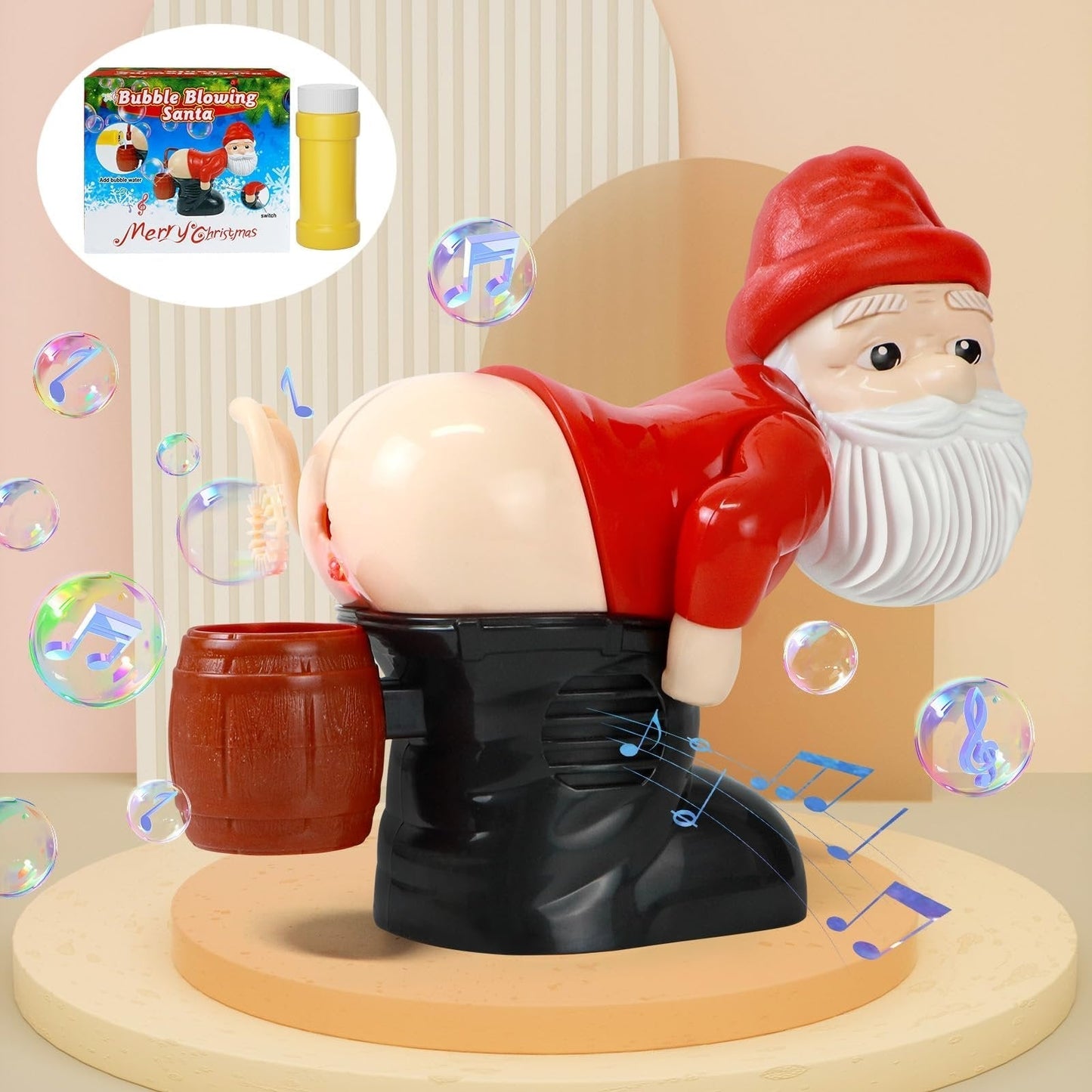 🎄Celebrate Christmas: 60% OFF! 🎅TLOPA® Bubble Blowing Santa With Music & Flashing Lights🫧