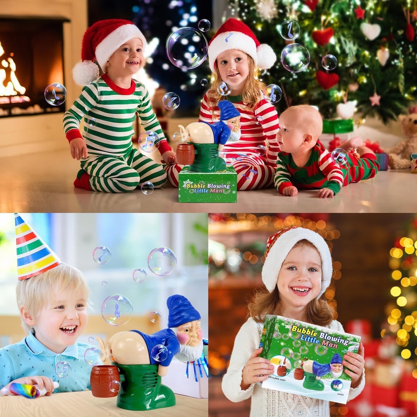 🎄Celebrate Christmas: 60% OFF! 🎅TLOPA® Bubble Blowing Santa With Music & Flashing Lights🫧