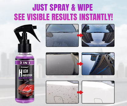 ⏰Last Day Promotion: 60% OFF🔥 3-in-1 Super Gloss & Protection Car Coating Spray