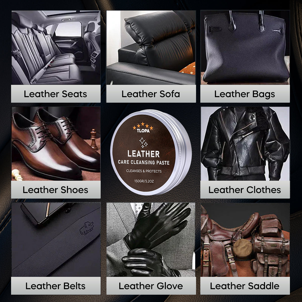 ⏰Limited Time Offer: 70% OFF🔥 TLOPA® SmoothCare - Leather Cleaning & Conditioning Paste