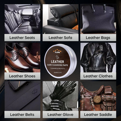 ⏰Limited Time Offer: 70% OFF🔥 TLOPA® SmoothCare - Leather Cleaning & Conditioning Paste