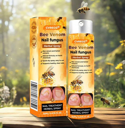 💥 2025 Limited 60% OFF ️⏳ Crveoz® Bee Venom Nail Fungus Herbal Spray