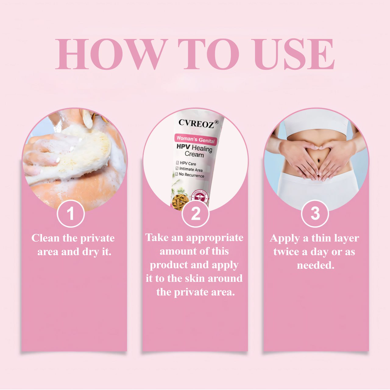 🔥 Special Deal: 60% OFF 🌸 CVREOZ® Woman's Genital HPV Healing Cream 🌸