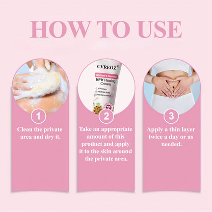 🔥 Special Deal: 60% OFF 🌸 CVREOZ® Woman's Genital HPV Healing Cream 🌸